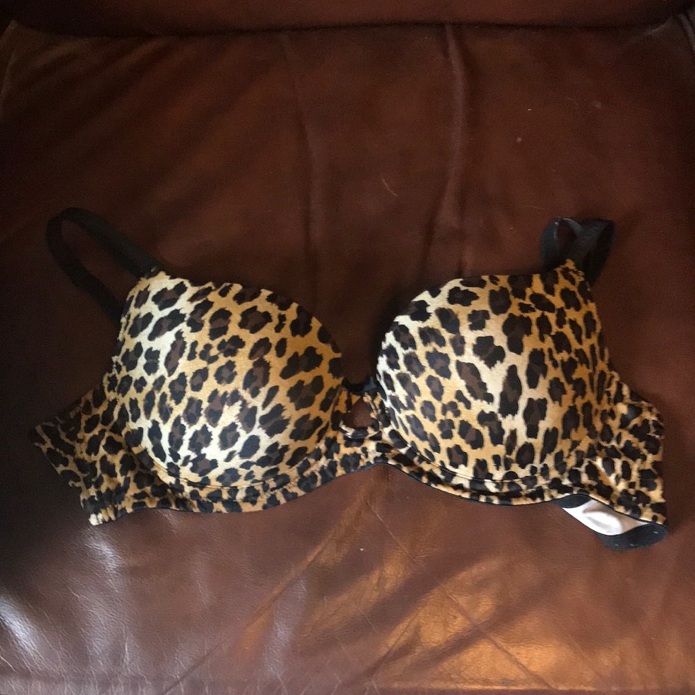 Ellen Tracy Cheeta print bra